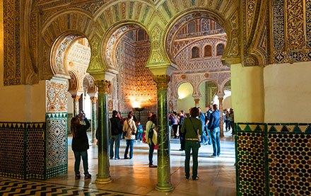Hall of Ambassadors in the Seville Alcazar