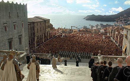 The steps of the Great Sept of Baelor in King's Landing